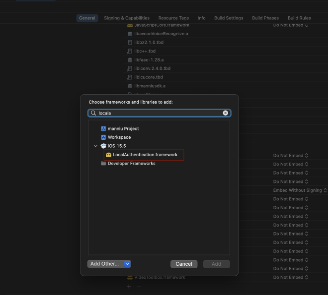 LocalAuthentication